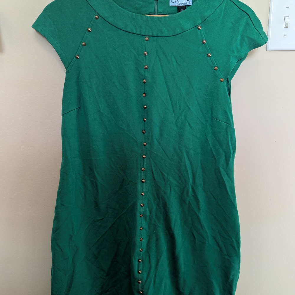 Cynthia Rowley Green Mod Mini Dress